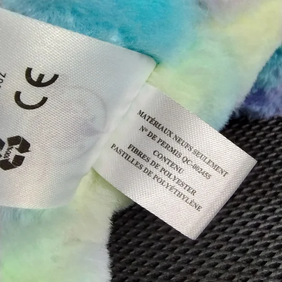 Disney Store 2020 Stitch Easter Bunny Plush Tie Dye Blue 12" - Picture 10 of 16